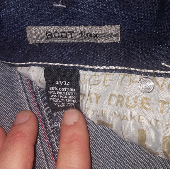 Black jeans Boot Flex size 30x32 - Picture 3 of 4